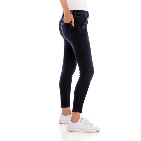 JEAN AZUL ZIPPER HIGH GIRBAUD